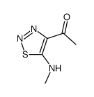 Ketone, methyl 5-(methylamino)-1,2,3-thiadiazol-4-yl (8CI) Structure