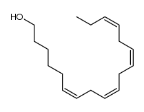 (6Z,9Z,12Z,15Z)-octadeca-6,9,12,15-tetraen-1-ol Structure