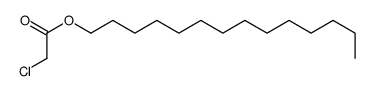 tetradecyl 2-chloroacetate结构式