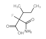 Pentanoic acid,2-(aminocarbonyl)-2-fluoro-3-methyl- picture