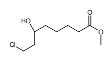 methyl (6S)-8-chloro-6-hydroxyoctanoate结构式