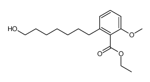 ethyl 6-(7-hydroxyheptyl)-2-methoxybenzoate Structure