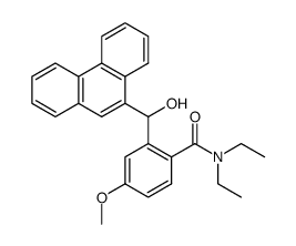 N,N-diethyl-2-(hydroxy(phenanthren-9-yl)methyl)-4-methoxybenzamide结构式