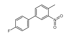 4'-fluoro-4-methyl-3-nitrobiphenyl结构式