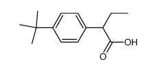 Benzeneacetic acid, 4-(1,1-dimethylethyl)--alpha--ethyl- (9CI)结构式