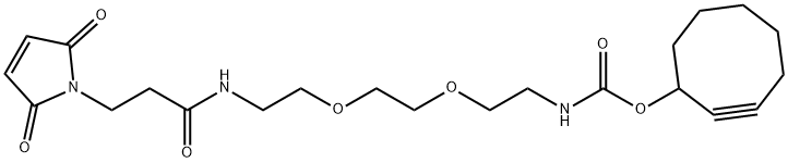 SCO-PEG2-Maleimide structure