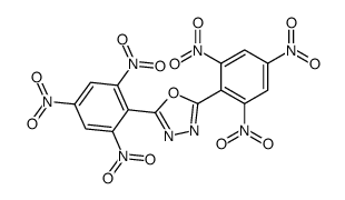 2,5-Dipicryl-1,3,4-oxadiazole Structure