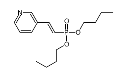 [2-(3-Pyridyl)ethenyl]phosphonic acid dibutyl ester结构式