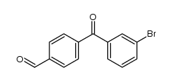 4-(3-bromobenzoyl)benzaldehyde结构式