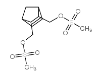 5,6-bis(methylsulfonyloxymethyl)bicyclo[2.2.1]hept-2-ene structure