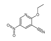 2-ethoxy-5-nitro-nicotinonitrile结构式