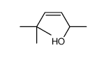 5,5-dimethylhex-3-en-2-ol结构式