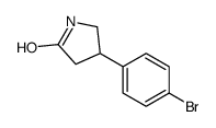 4-(4-bromophenyl)pyrrolidin-2-one structure