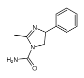 2-methyl-4-phenyl-4,5-dihydro-imidazole-1-carboxylic acid amide Structure