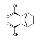 7-oxa-bicyclo{2.2.1}heptane-2-exo,3-cis-dicarboxylic acid Structure