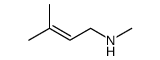 N,3-dimethylbut-2-en-1-amine结构式