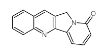 Indolizino[1,2-b]quinolin-9(11H)-one结构式