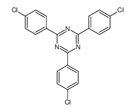 2,4,6-TRIS(P-CHLOROPHENYL)-S-TRIAZINE Structure