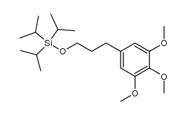 triisopropyl(3-(3,4,5-trimethoxyphenyl)propoxy)silane Structure