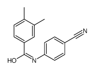 Benzamide, N-(4-cyanophenyl)-3,4-dimethyl- (9CI) structure