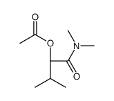 [(2R)-1-(dimethylamino)-3-methyl-1-oxobutan-2-yl] acetate结构式