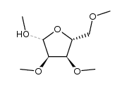 methyl 2,3,5-tri-O-methyl-D-ribofuranoside结构式