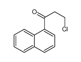 3-chloro-1-naphthalen-1-ylpropan-1-one Structure