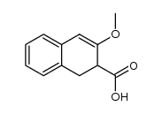 3-methoxy-1,2-dihydro-2-naphthoic acid Structure