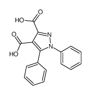 1,5-diphenylpyrazole-3,4-dicarboxylic acid Structure