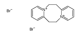 6,7,13,14-tetrahydrodipyrido[1,2-b:1',2'-f][1,5]diazocine-5,12-diium,dibromide结构式