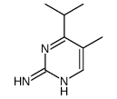2-Pyrimidinamine,5-methyl-4-(1-methylethyl)-(9CI) Structure