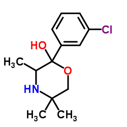 2-Hydroxy-2-(3-chlorophenyl)-3,5,5-trimethylmorpholine picture