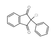 1H-Indene-1,3(2H)-dione, 2-chloro-2-phenyl- Structure