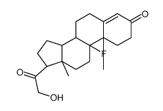 9-fluorodeoxycorticosterone structure