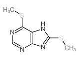 6,8-bis(methylsulfanyl)-5H-purine structure