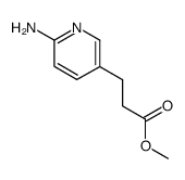 methyl 3-(6-aminopyridin-3-yl)propanoate结构式
