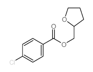oxolan-2-ylmethyl 4-chlorobenzoate Structure