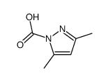 3,5-Dimethyl-1H-pyrazole-1-carboxylic acid Structure