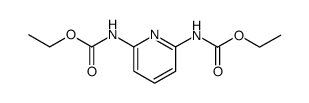 ethyl 2,6-pyridinedicarbamate结构式