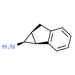 Cycloprop[a]inden-1-amine, 1,1a,6,6a-tetrahydro-, (1R,1aR,6aR)-rel- (9CI) structure