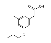 5-Isobutoxy-3-methylbenzeneacetic acid结构式
