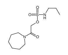 [2-(azepan-1-yl)-2-oxoethyl] N-propylsulfamate Structure