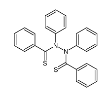 N'-(benzenecarbonothioyl)-N,N'-diphenylbenzenecarbothiohydrazide结构式