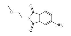 5-amino-2-(2-methoxyethyl)isoindole-1,3-dione结构式