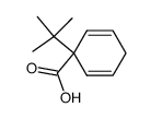 1-(tert-butyl)cyclohexa-2,5-diene-1-carboxylic acid结构式