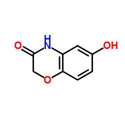 6-Hydroxy-2H-1,4-benzoxazin-3(4H)-one Structure