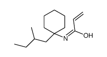 N-[1-(2-methylbutyl)cyclohexyl]prop-2-enamide结构式