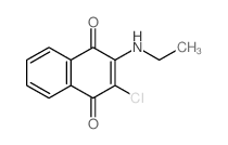 1,4-Naphthalenedione,2-chloro-3-(ethylamino)-结构式