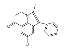 8-Chloro-4,5-dihydro-2-methyl-1-phenyl-6H-pyrrolo[3,2,1-ij]quinolin-6-one结构式