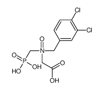 N-[(3,4-dichlorophenyl)methyl]-2-hydroxy-2-oxo-N-(phosphonomethyl)ethanamine oxide结构式